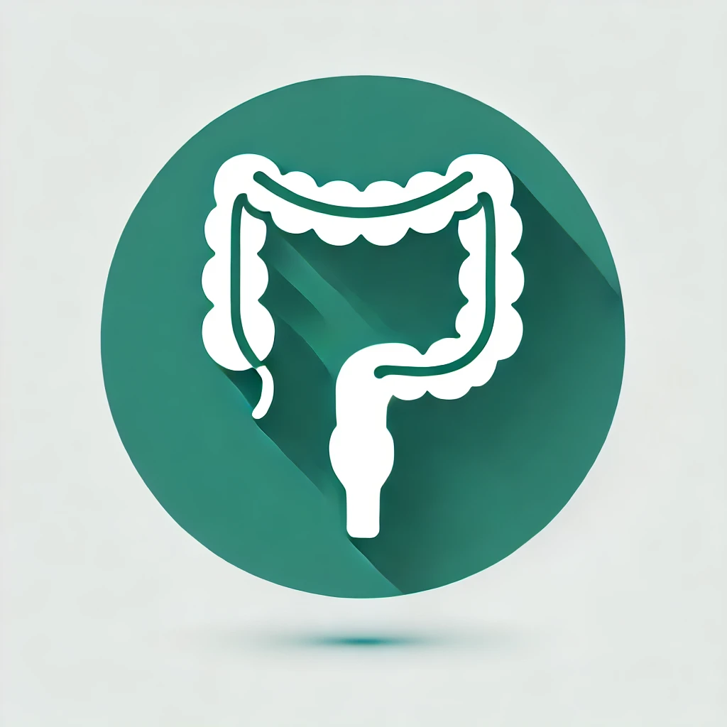 DALL%C2%B7E 2025 02 25 11.01.24 A Minimalistic Modern Medical Icon Representing IBS Irritable Bowel Syndrome Designed In A Uniform Green Color 71C119. The Icon Should Be Clean